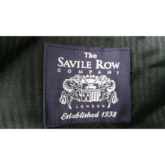 The Savile Row Company Brixton Blue Dress Pants Slacks 42x36 - Picture 6 of 8